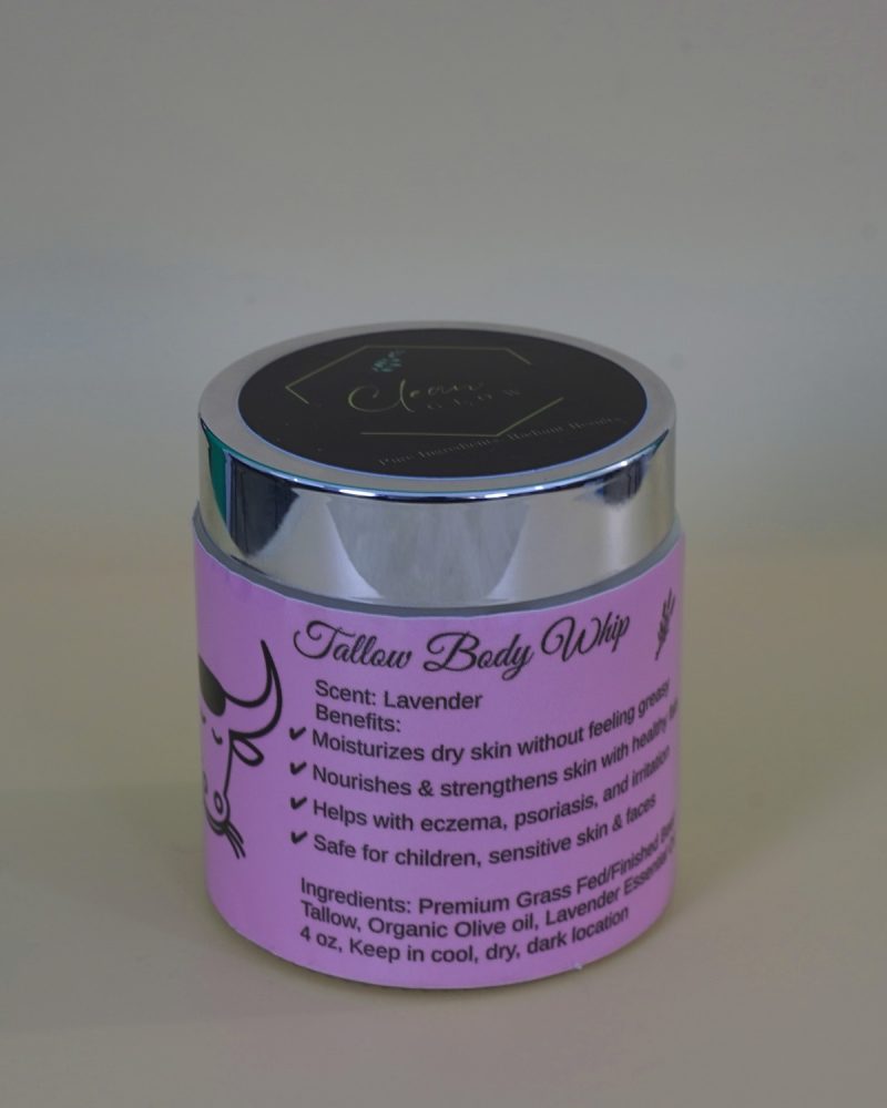 Tallow Body Whip - Lavender 4oz